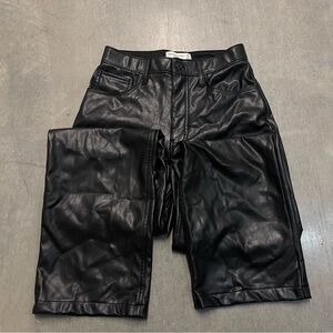 Abercrombie leather pants